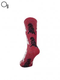 GanaG Socks<br>japanese tribe socks 2.0 / RAME-RED