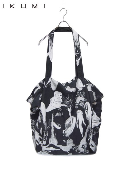 IKUMI】YOKAI BIG BAG / BLACK - upanishad. ONLINE SHOP