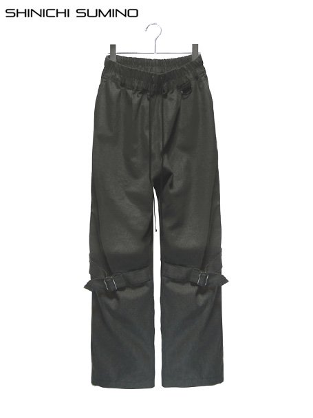 SHINICHI SUMINO】OLD DENIM BONDAGE PANTS / BLACK - upanishad. ONLINE SHOP