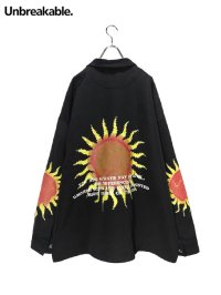 【Unbreakable】<br>Sun Print Open Shirt