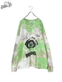 【Past and Drifters】<br>KHAOS TIE DYE L/S Tee / GREEN
