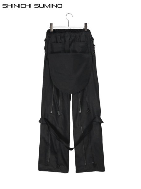 SHINICHI SUMINO】BAM FLAP BONDAGE DENIM PANTS - upanishad. ONLINE SHOP