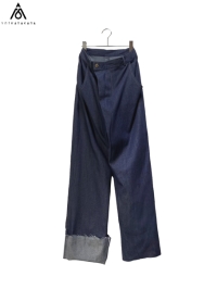 【YOI KADAKADA】<br>Asynmetry design denim pants