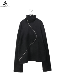 YOI KADAKADA<br>Zip design high neck knit jacket