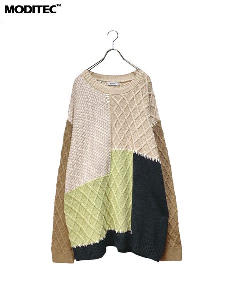 MODITEC】Patchwork Knit - upanishad. ONLINE SHOP