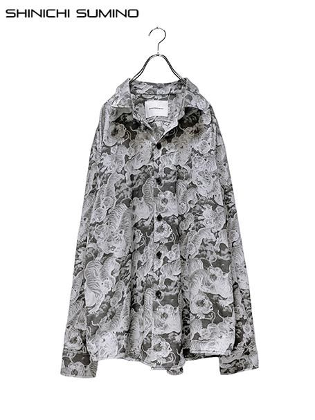 SHINICHI SUMINO】HYAKUTORA JACQUARD SHIRT - upanishad SHINICHI SUMINO】HYAKUTORA JACQUARD SHIRT - upanishad