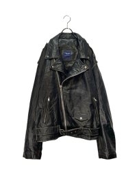 USED<br>BIG LEATHER DOUBLE RIDERS JACKET