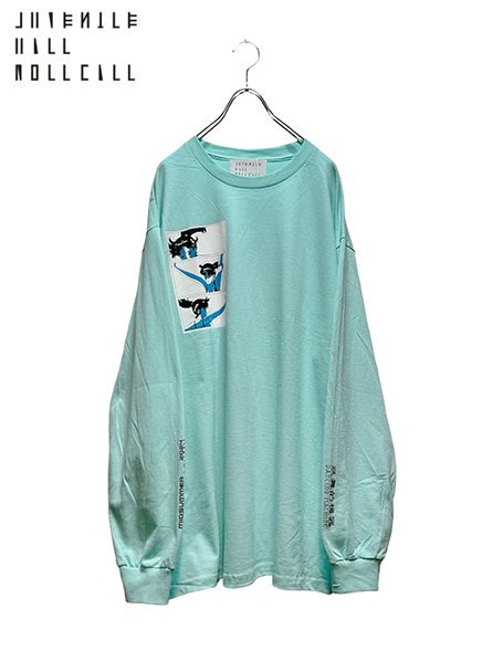 JUVENILE HALL ROLLCALL】JUVENILE HALL ROLLCALL × Dancing Machine L/S Tee /  CELADON - upanishad. ONLINE SHOP