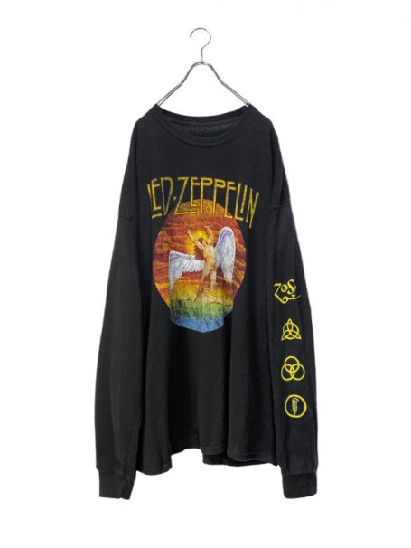 USED<br>Led Zeppelin arm print BIG L/S Tee