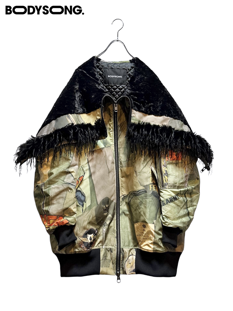 BODYSONG.<br>ROUND SILHOUETTE TROMPE L'OEIL N2B JUV / KHAKI