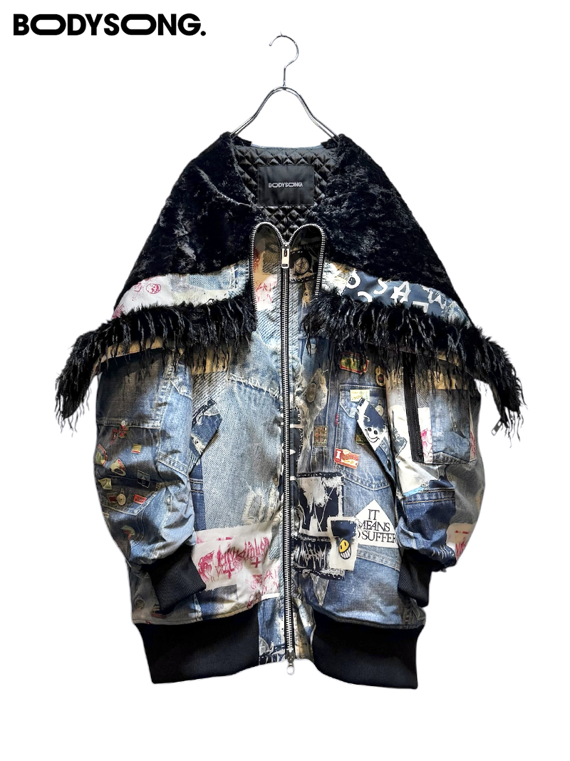 BODYSONG.<br>ROUND SILHOUETTE TROMPE L'OEIL N2B JUV / BLUE