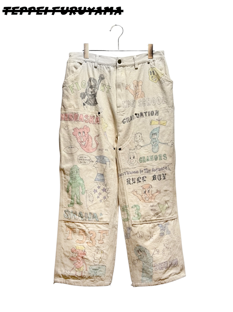 Teppei Furuyama<br>HANDPAINT PAINTER PANTS