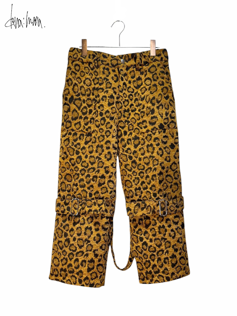 <ͽ / 12ܺϤ>dena:manaGobelin leopard cropped bondage pants