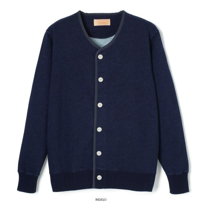 Flamingo出品中【 Back Channel】indigo sweat cardigan - www ...