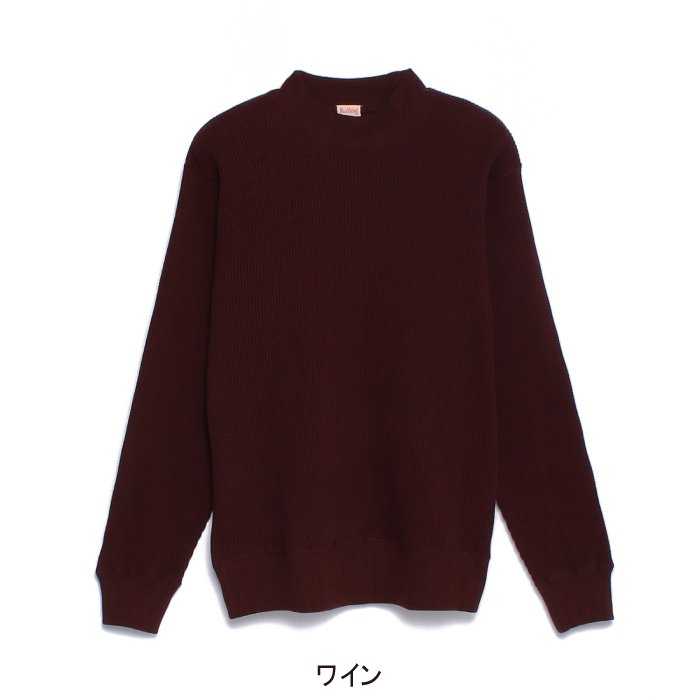 Super Heavy Waffle Mockneck L/S（＃52002 スーパーヘビーワッフル