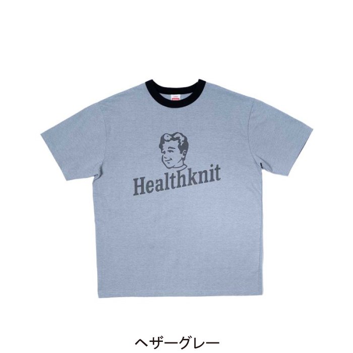 Healthknit Man クルーネック半袖Tシャツ