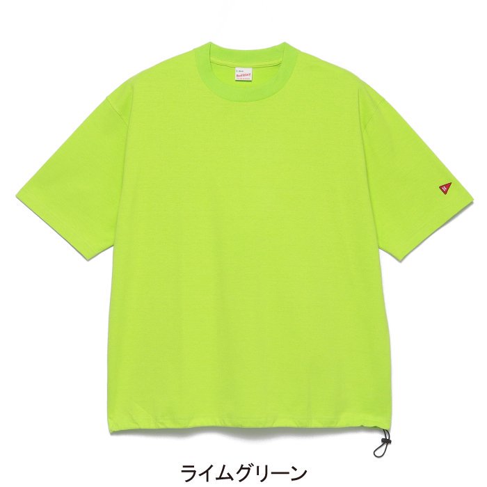 半袖tシャツ ライムグリーン ショップ ボーダー