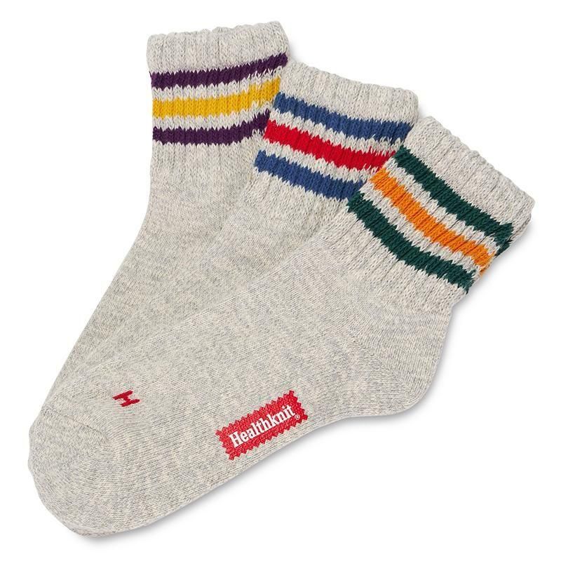 スラブ3本ライン 3Pソックス 191-3723