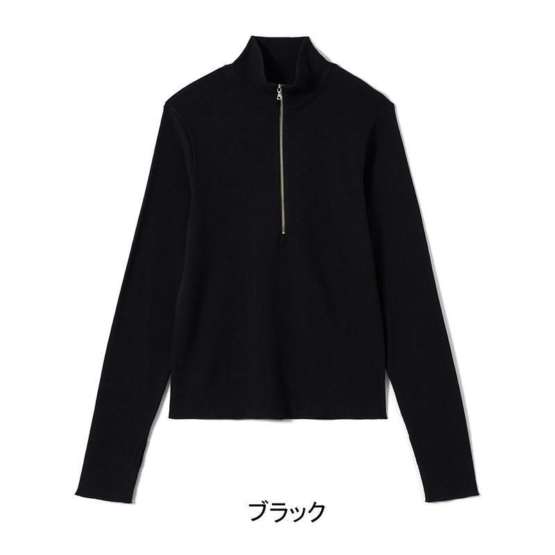 トップス H Healthknit（ヘルスニット）/ CLASSIC FRAISE HALF-ZIP HI-NECK