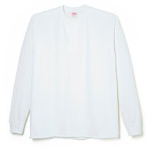 【定番商品】#906L　ヘンリーネック　長袖Tシャツ