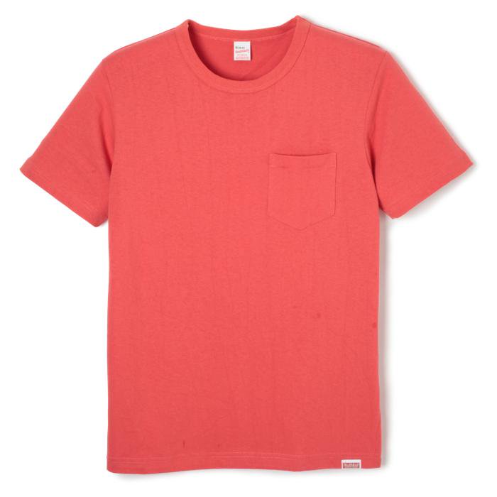 【1piu1uguale3】crew-neck Tシャツ 赤系②