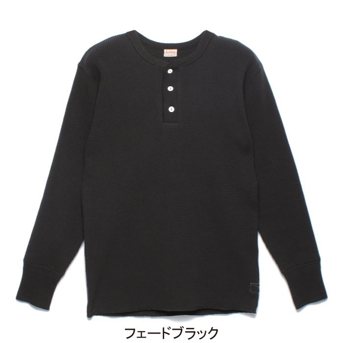 Healthknit（ヘルスニット）/ Super Heavy Waffle Henley L/S