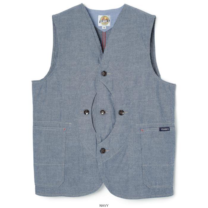 Class5（クラスファイブ）/ CLASS5/Chambray Hunting Vest