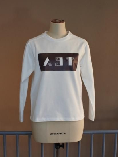 【Furnishing】TEA 鏡文字長袖Tシャツ Furnishing】TEA 鏡文字長袖Tシャツ