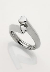 long shaped heart ring silver / 󥰥ץɥϡȥ С