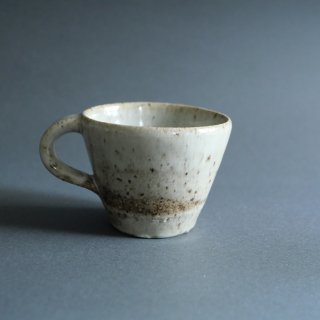 寺村光輔　藁灰釉　コーヒーカップ（薪窯）