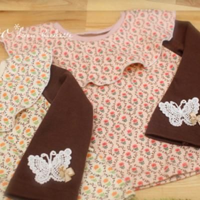 Mooパターンセット 子供用/ガーリートレーナー - 型紙販売ブランドの通販サイト Moo