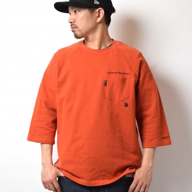 BackChannel バックチャンネル RAGLAN80% SWEAT - BLACK SUGAR