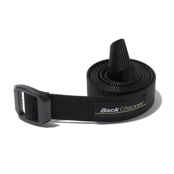 Back Channel BISON DESIGNS WEBBING BELT - BLACK SUGAR