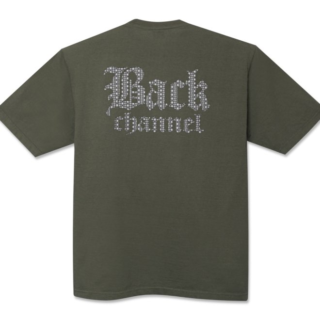 Back Channel raidback fabric T - BLACK SUGAR