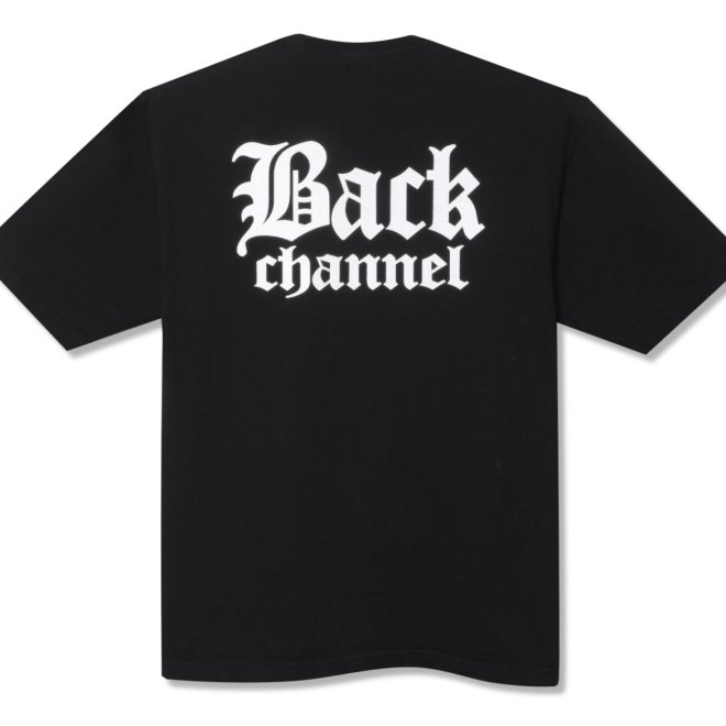 Back Channel raidback fabric T - BLACK SUGAR