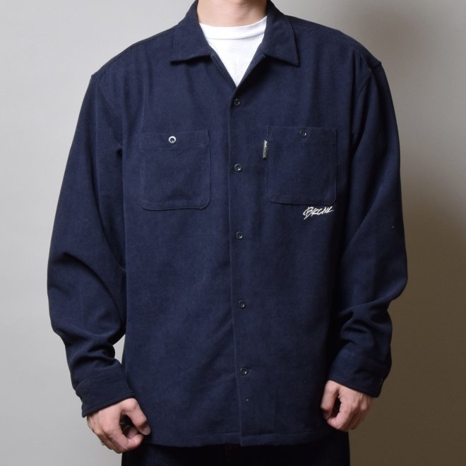 Back Channel CORDUROY SHIRT - BLACK SUGAR