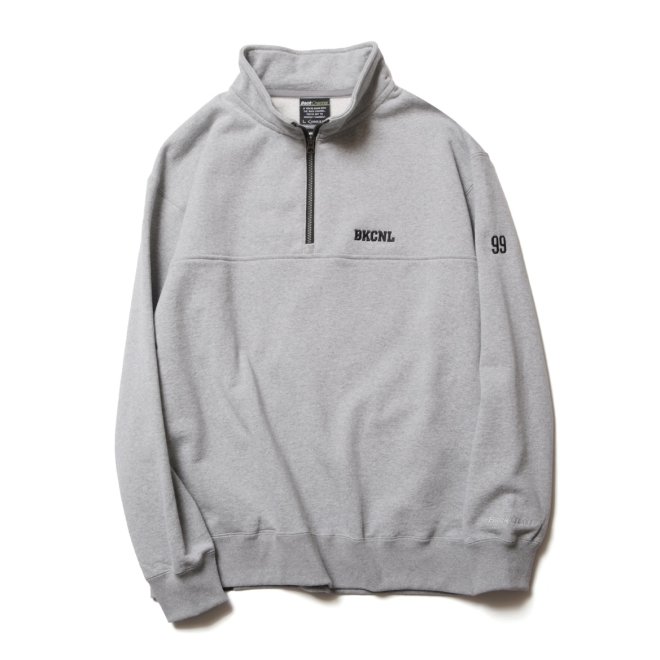 <img class='new_mark_img1' src='https://img.shop-pro.jp/img/new/icons7.gif' style='border:none;display:inline;margin:0px;padding:0px;width:auto;' />Back Channel HALF ZIP SWEAT