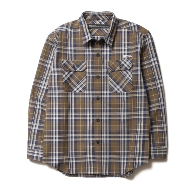 <img class='new_mark_img1' src='https://img.shop-pro.jp/img/new/icons7.gif' style='border:none;display:inline;margin:0px;padding:0px;width:auto;' />Back Channel CHECK WORK SHIRT 1