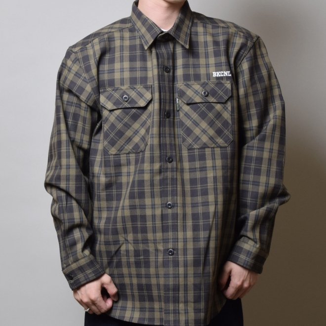 <img class='new_mark_img1' src='https://img.shop-pro.jp/img/new/icons7.gif' style='border:none;display:inline;margin:0px;padding:0px;width:auto;' />Back Channel CHECK WORK SHIRT