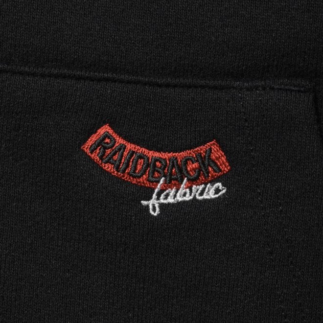 Back Channel raidback fabric FULL ZIP PARKA - BLACK SUGAR