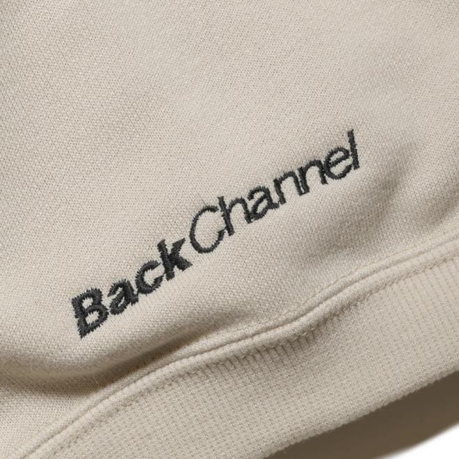 Back Channel HALF SLEEVE SWEAT - BLACK SUGAR