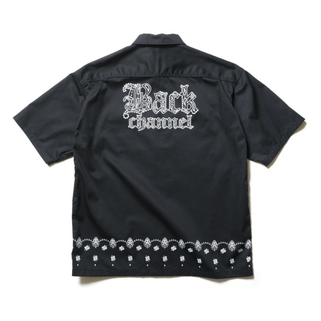 <img class='new_mark_img1' src='https://img.shop-pro.jp/img/new/icons7.gif' style='border:none;display:inline;margin:0px;padding:0px;width:auto;' />Back Channel WORK HALF SLEEVE SHIRT