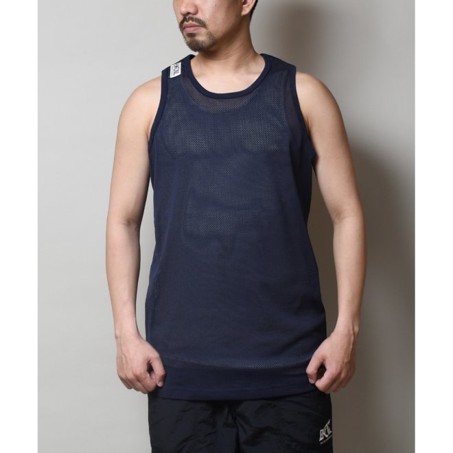<img class='new_mark_img1' src='https://img.shop-pro.jp/img/new/icons7.gif' style='border:none;display:inline;margin:0px;padding:0px;width:auto;' />Back Channel MESH TANK TOP
