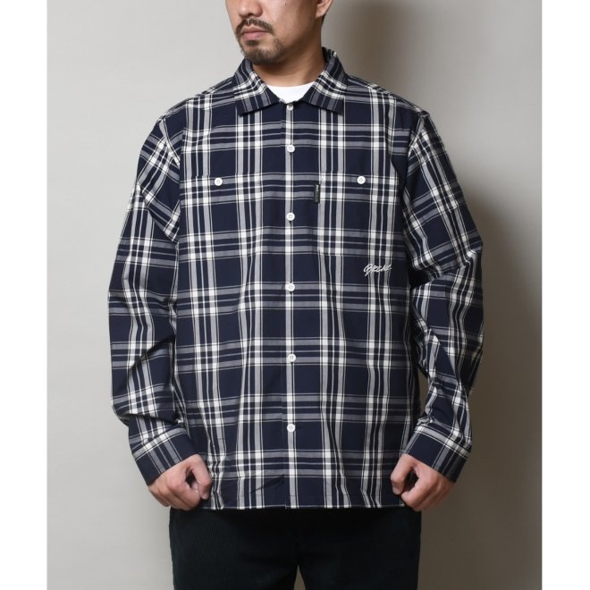 <img class='new_mark_img1' src='https://img.shop-pro.jp/img/new/icons7.gif' style='border:none;display:inline;margin:0px;padding:0px;width:auto;' />Back Channel CHECK WORK SHIRT