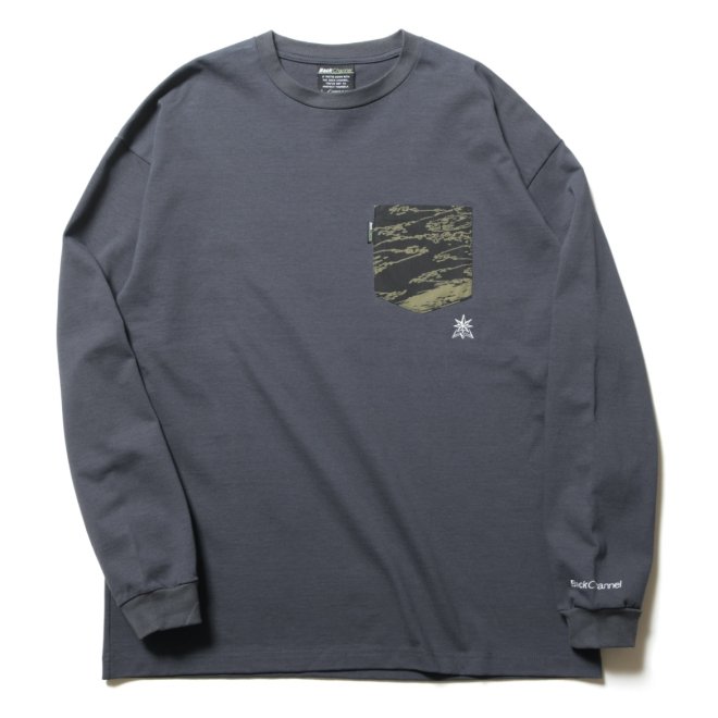 <img class='new_mark_img1' src='https://img.shop-pro.jp/img/new/icons7.gif' style='border:none;display:inline;margin:0px;padding:0px;width:auto;' />Back Channel CAMO POCKET LONG SLEEVE T 1