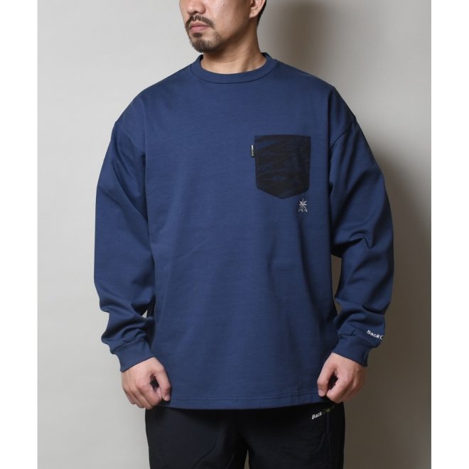 <img class='new_mark_img1' src='https://img.shop-pro.jp/img/new/icons7.gif' style='border:none;display:inline;margin:0px;padding:0px;width:auto;' />Back Channel CAMO POCKET LONG SLEEVE T