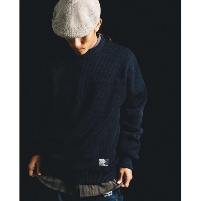 Back Channel KNIT CREWNECK - BLACK SUGAR