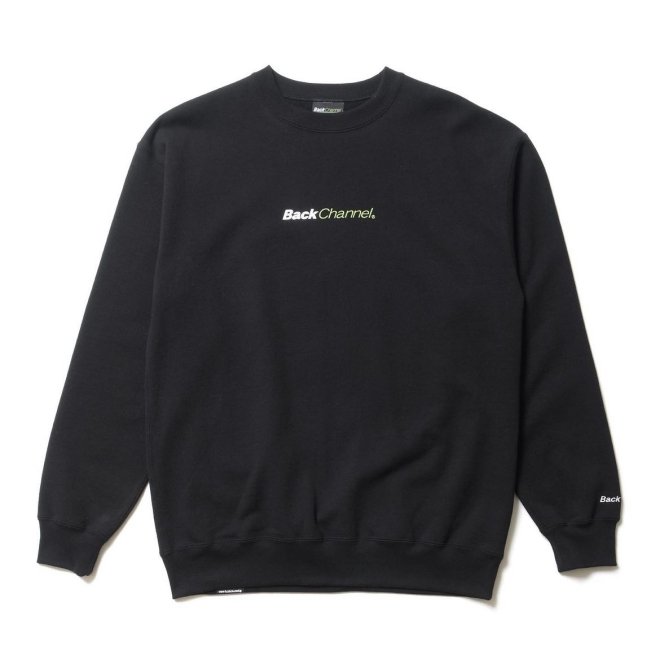 <img class='new_mark_img1' src='https://img.shop-pro.jp/img/new/icons7.gif' style='border:none;display:inline;margin:0px;padding:0px;width:auto;' />Back Channel OFFICIAL LOGO CREWNECK 1