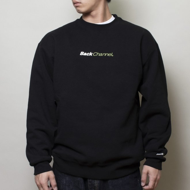 <img class='new_mark_img1' src='https://img.shop-pro.jp/img/new/icons7.gif' style='border:none;display:inline;margin:0px;padding:0px;width:auto;' />Back Channel OFFICIAL LOGO CREWNECK