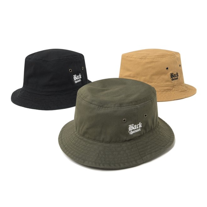 <img class='new_mark_img1' src='https://img.shop-pro.jp/img/new/icons7.gif' style='border:none;display:inline;margin:0px;padding:0px;width:auto;' />Back Channel COTTON BUCKET HAT
